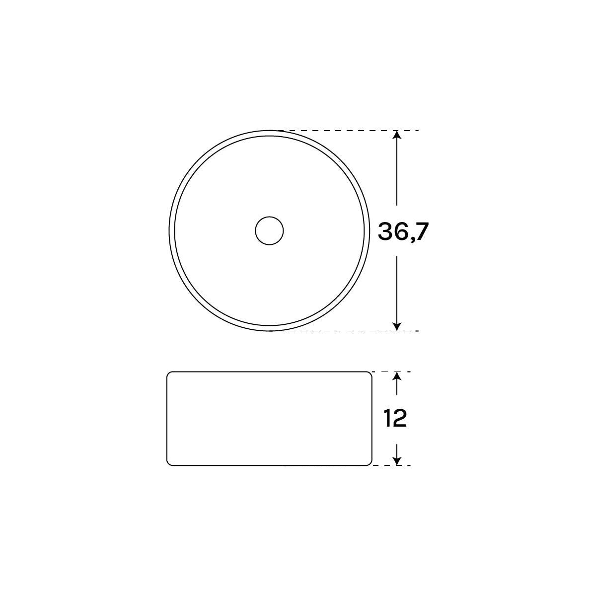 Lavamanos estilo industrial Nuba - Thebath