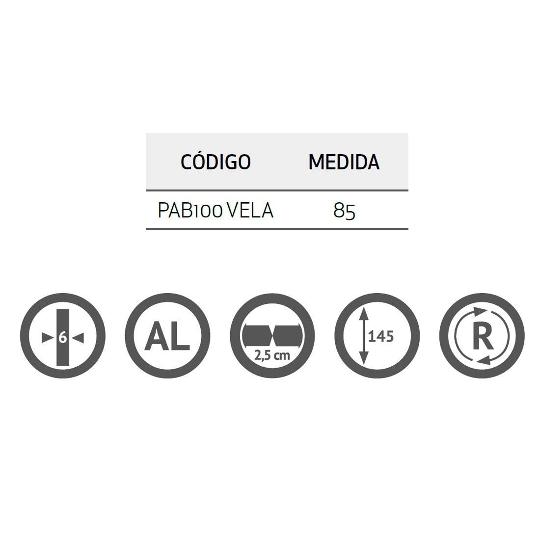 Mampara abatible bañera Vela