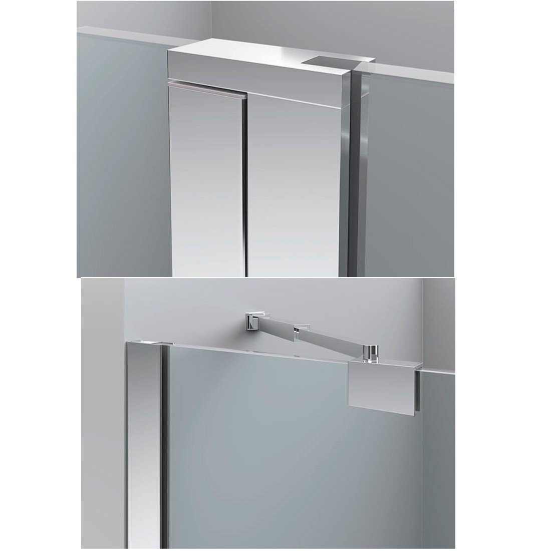 Mampara ducha frontal abatible Vos - Thebath