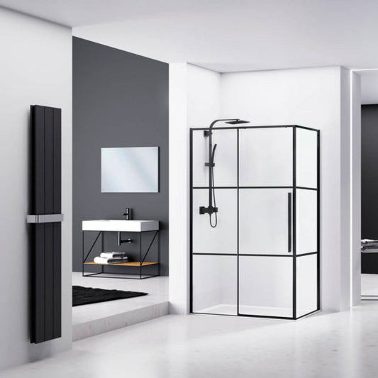 Mampara estilo industrial rectangular Arizona