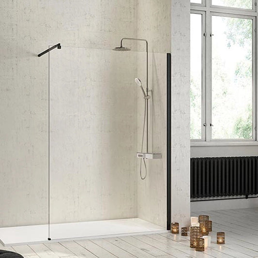 Mampara fija color negro Fresh