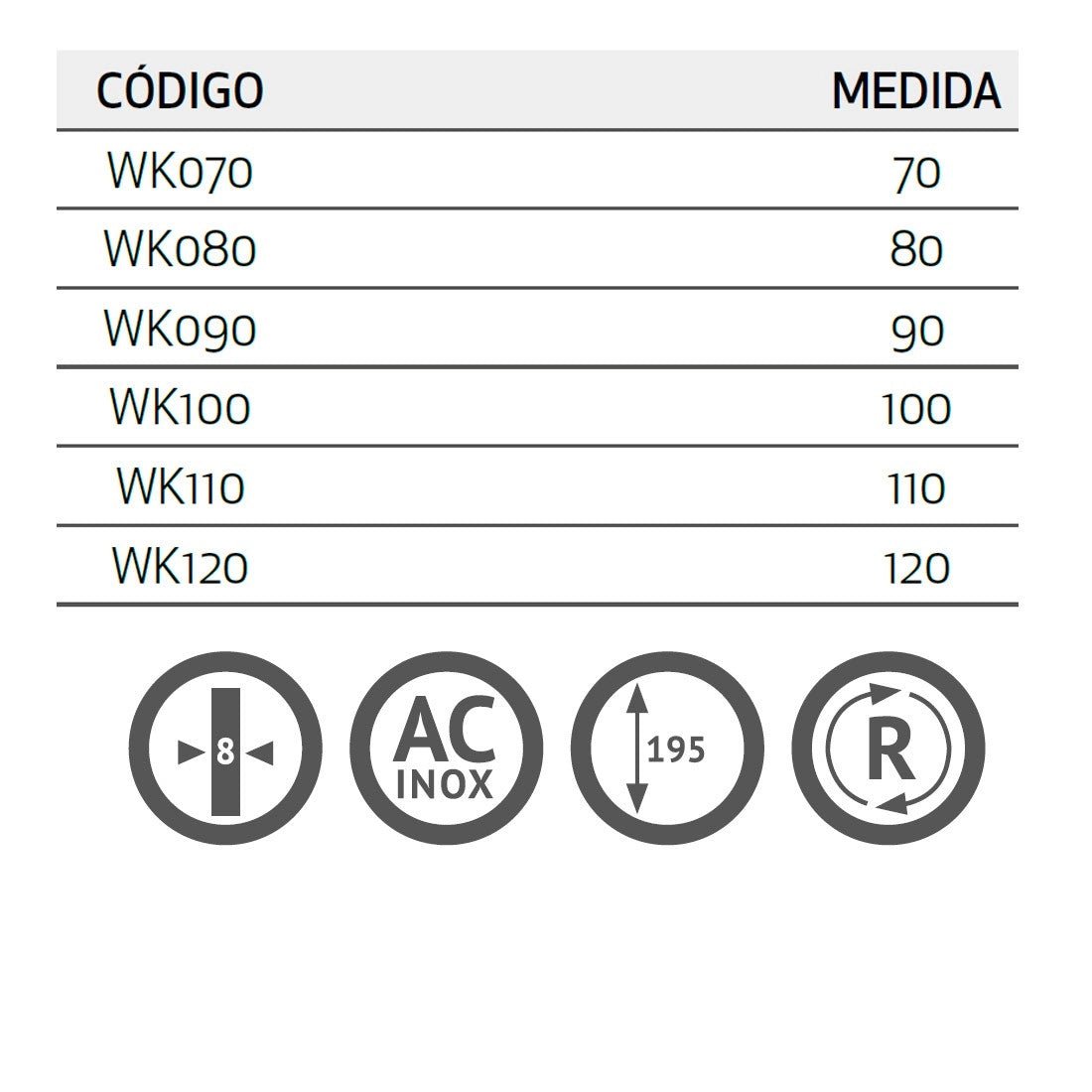 Mampara fija de cristal