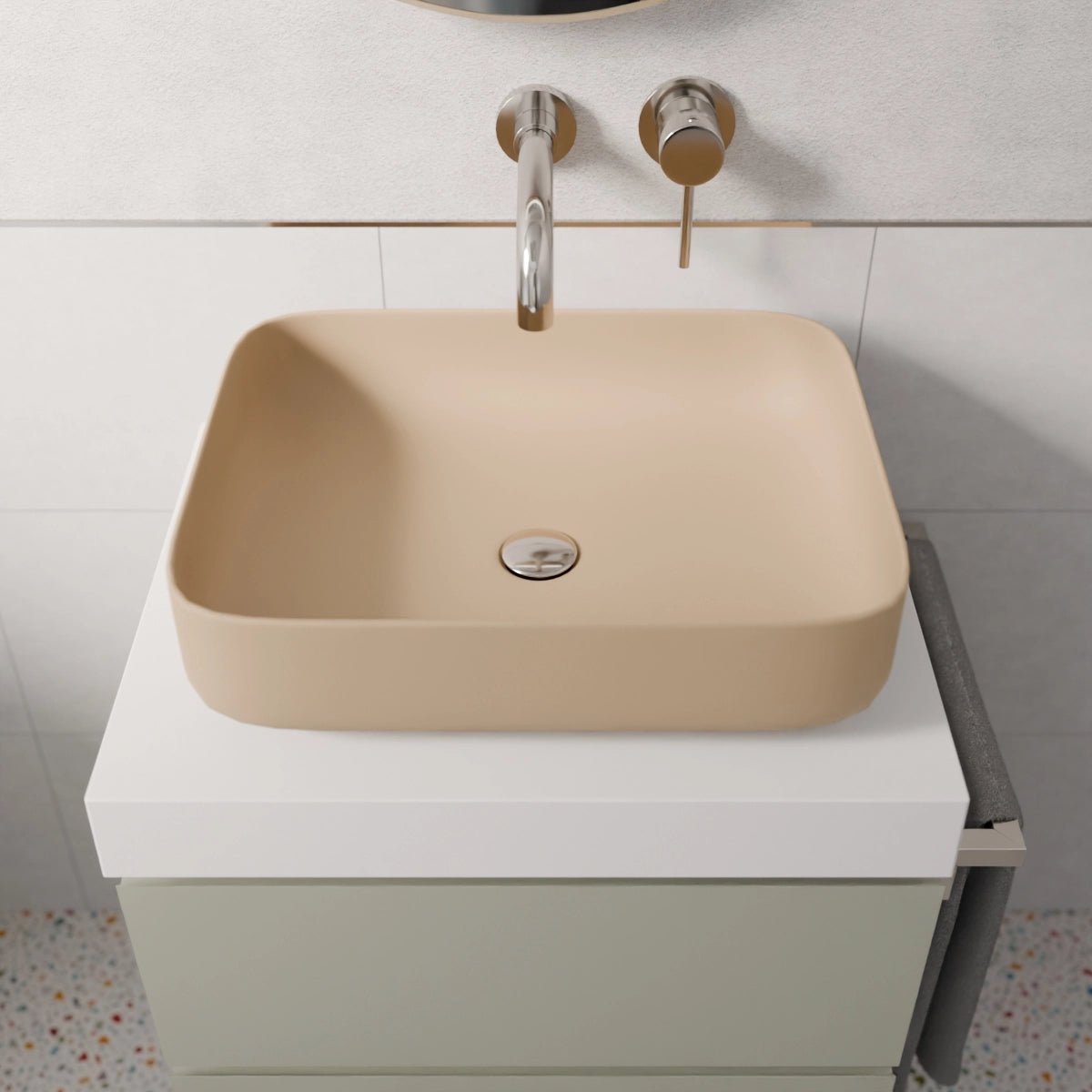 Lavabo marrón Jana - Thebath