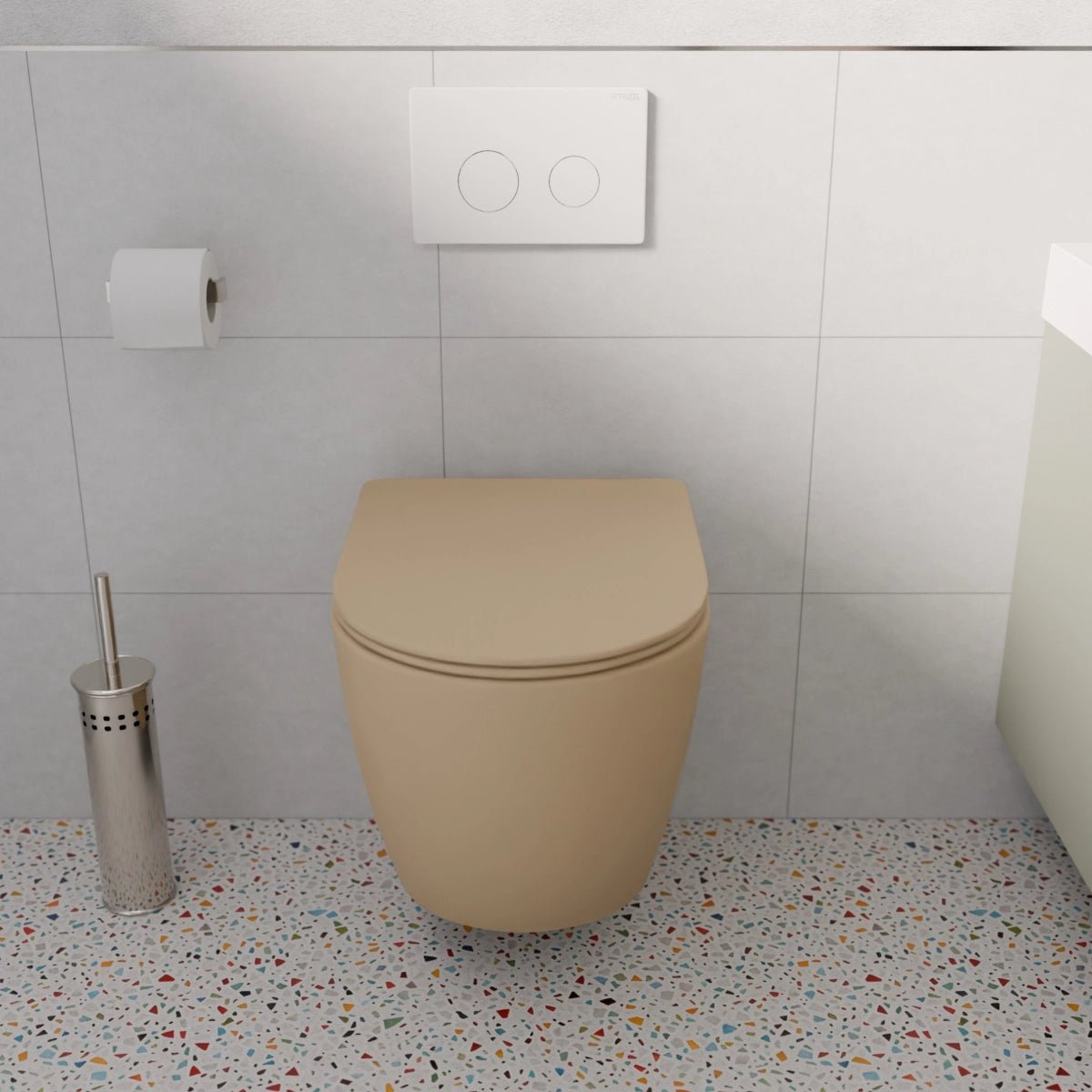 Inodoro marrón suspendido Jana - Thebath