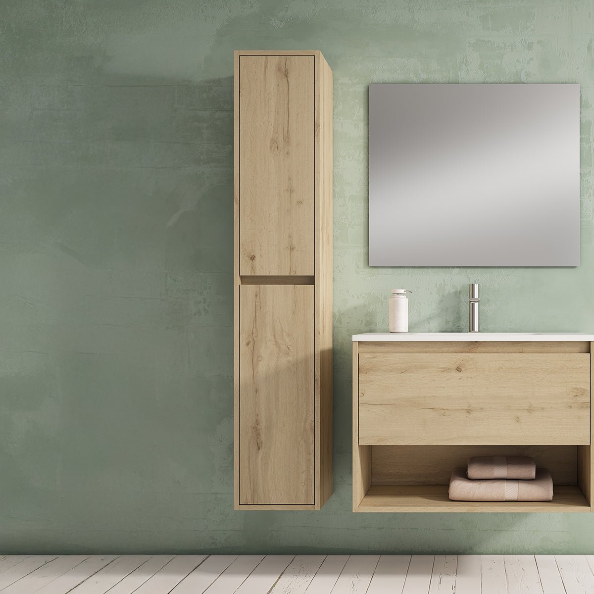 Mueble auxiliar de baño suspendido Yera - Thebath