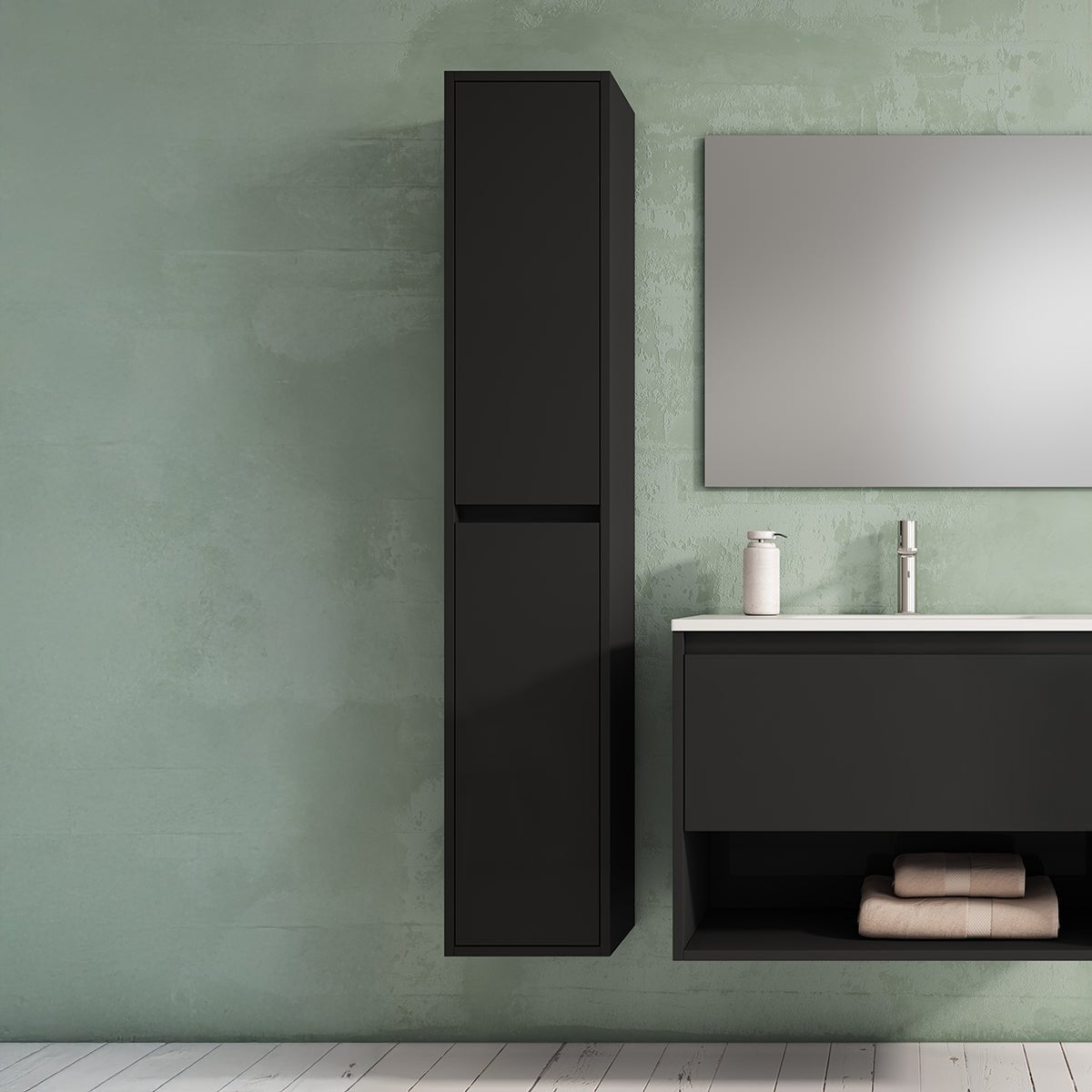 Mueble auxiliar de baño suspendido Yera - Thebath