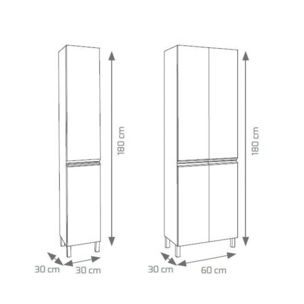 Mueble auxiliar para baño