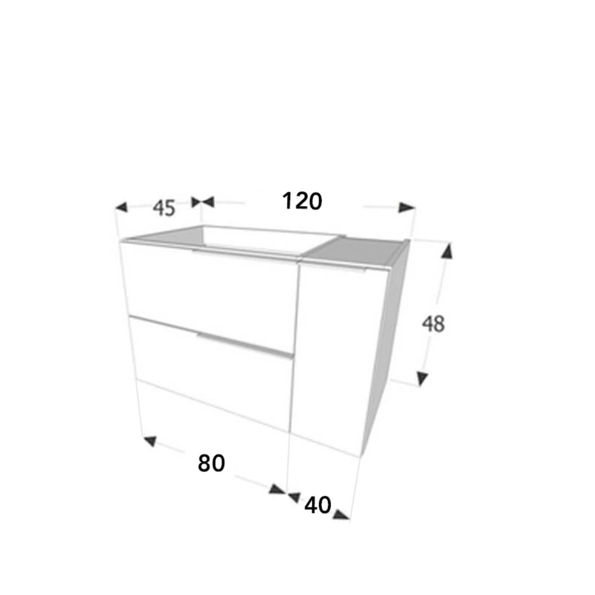Mueble baño barato Malmedy