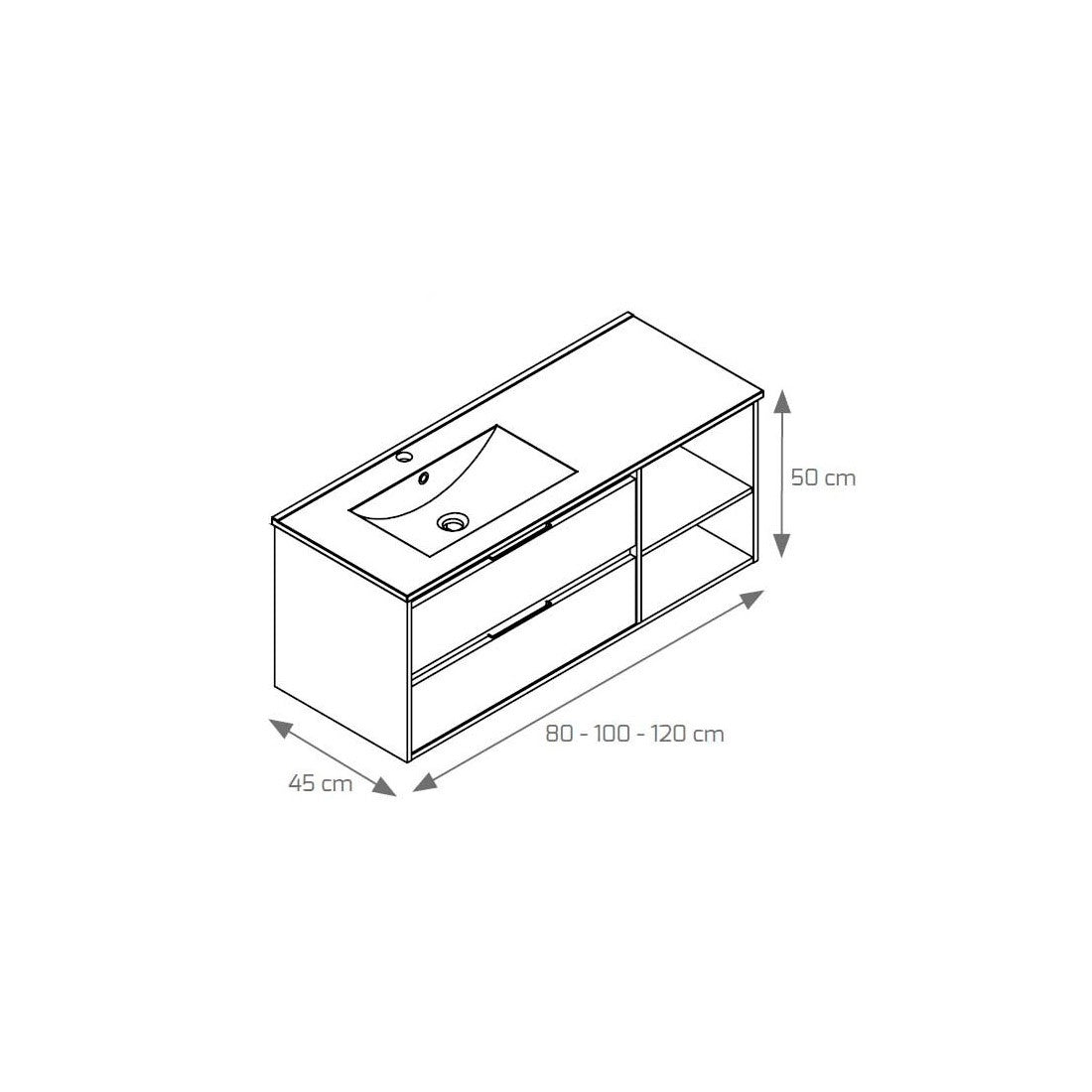 Mueble baño moderno