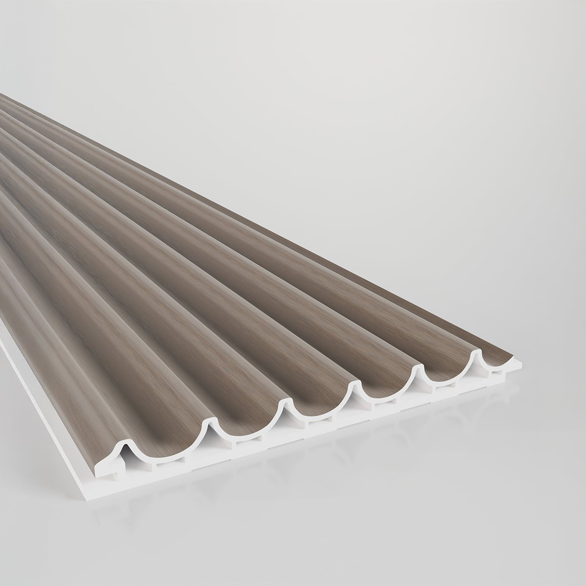 Panel de pared WPC Metalizado Cepillado - Thebath