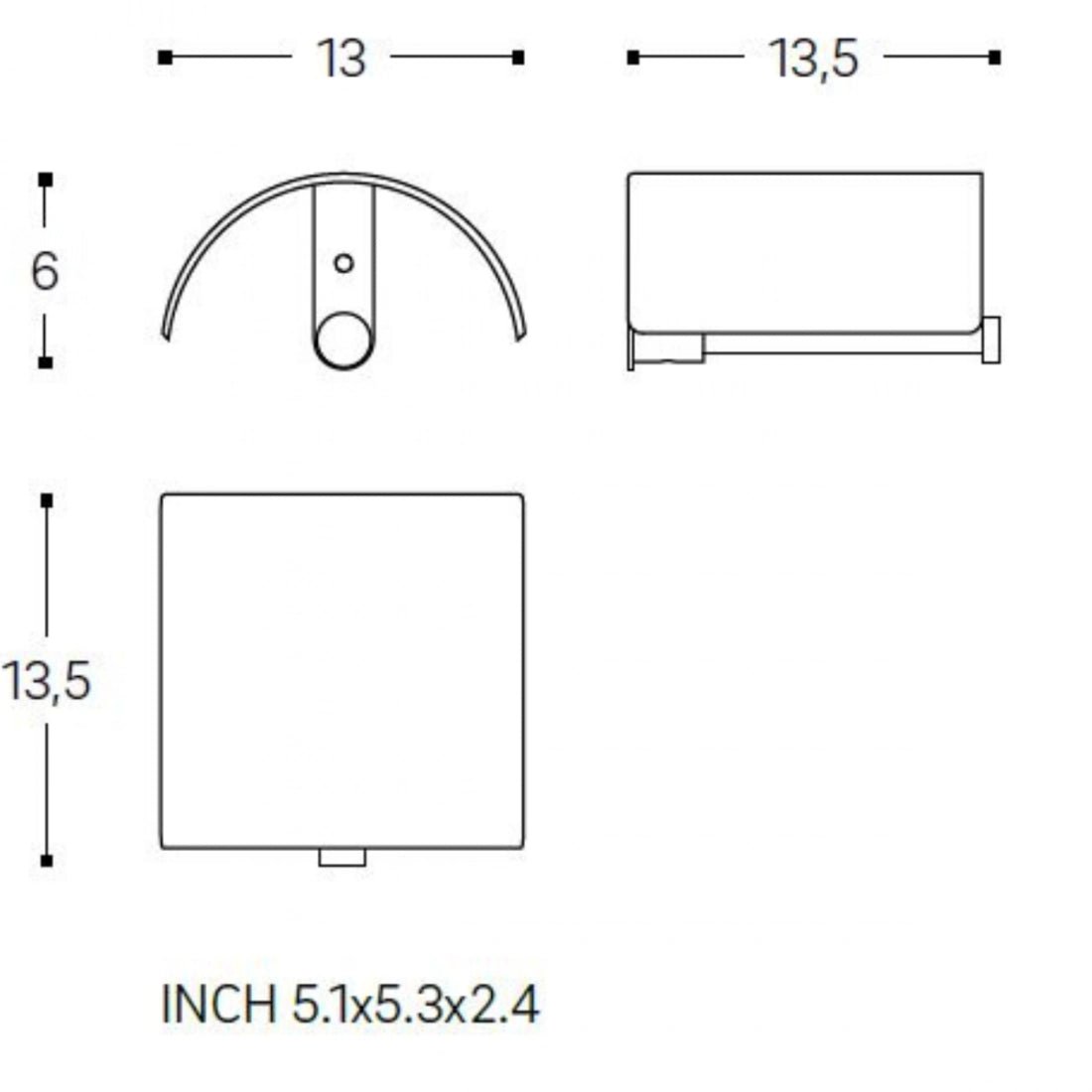 Portarrollos papel higiénico Logic