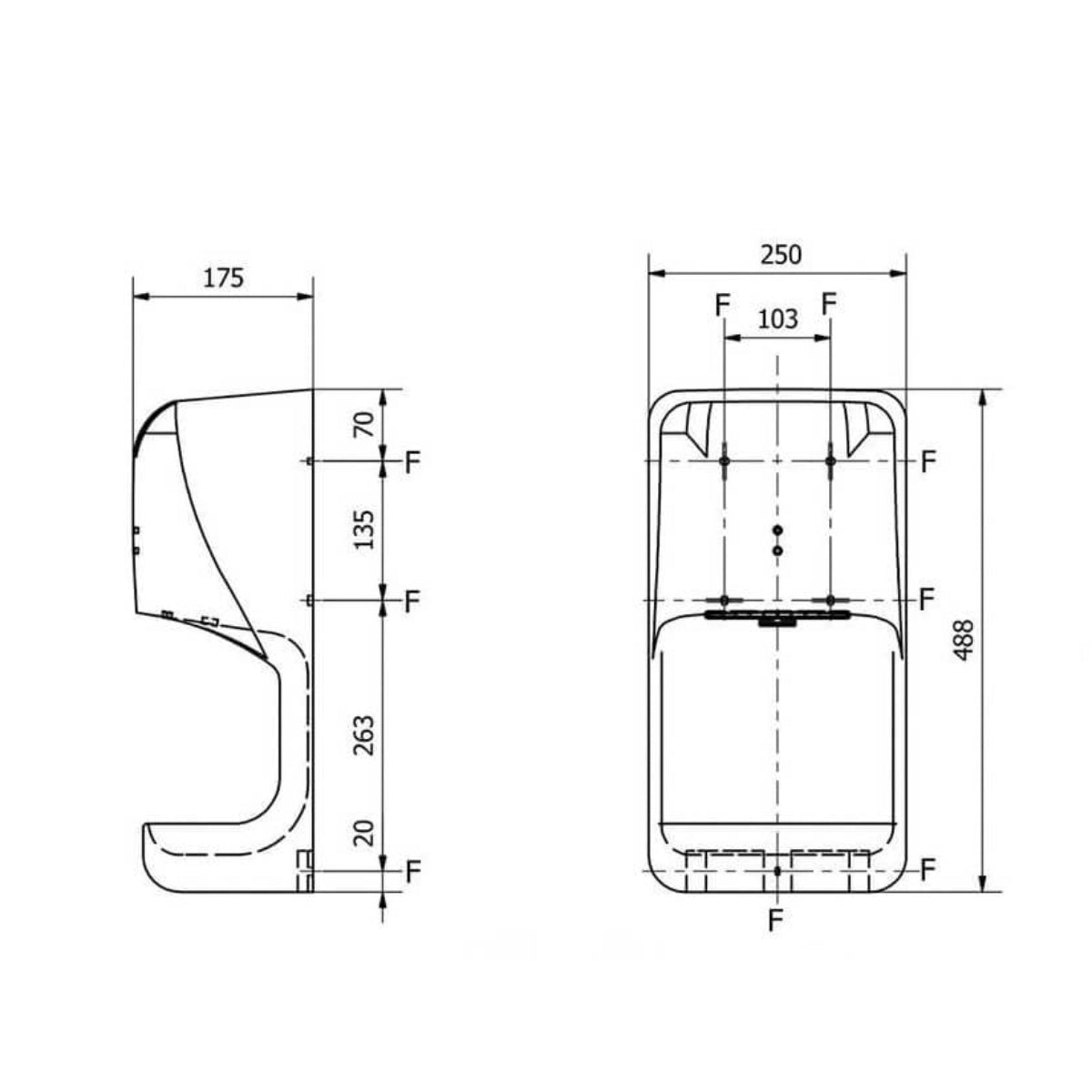 Secador de manos Clean