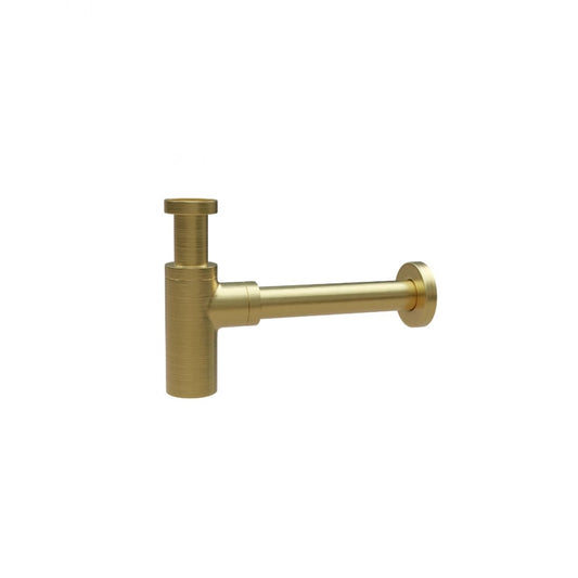 Sifón lavabo oro cepillado