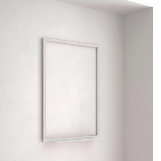 Soporte metálico con repisa para espejo