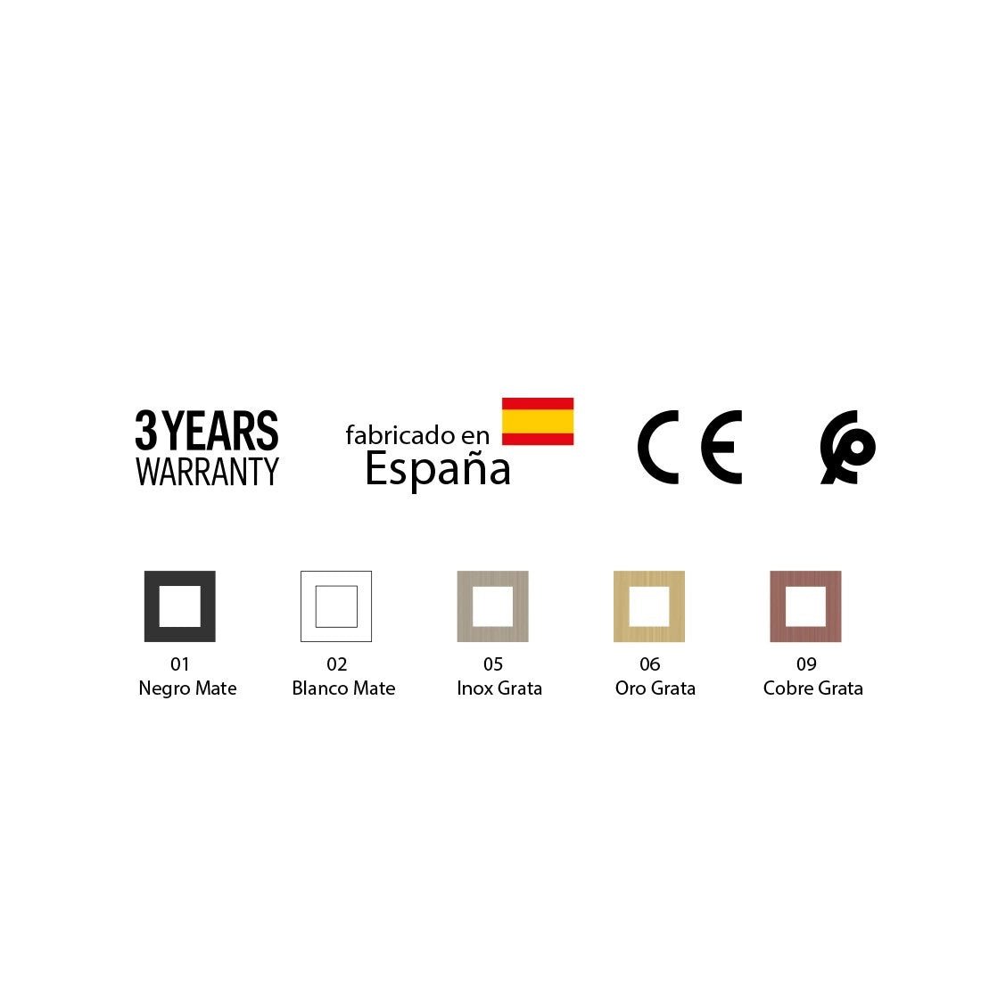 Soporte metálico de techo con repisa para espejo