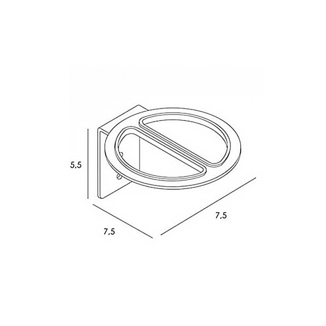 Soporte plancha pelo Slim 2300 mate
