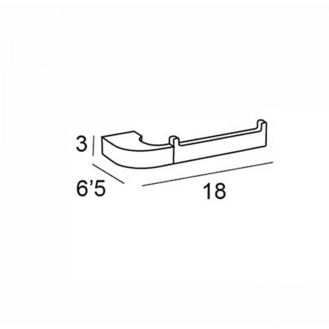 Toallero bidet-Portarrollos sin tapa