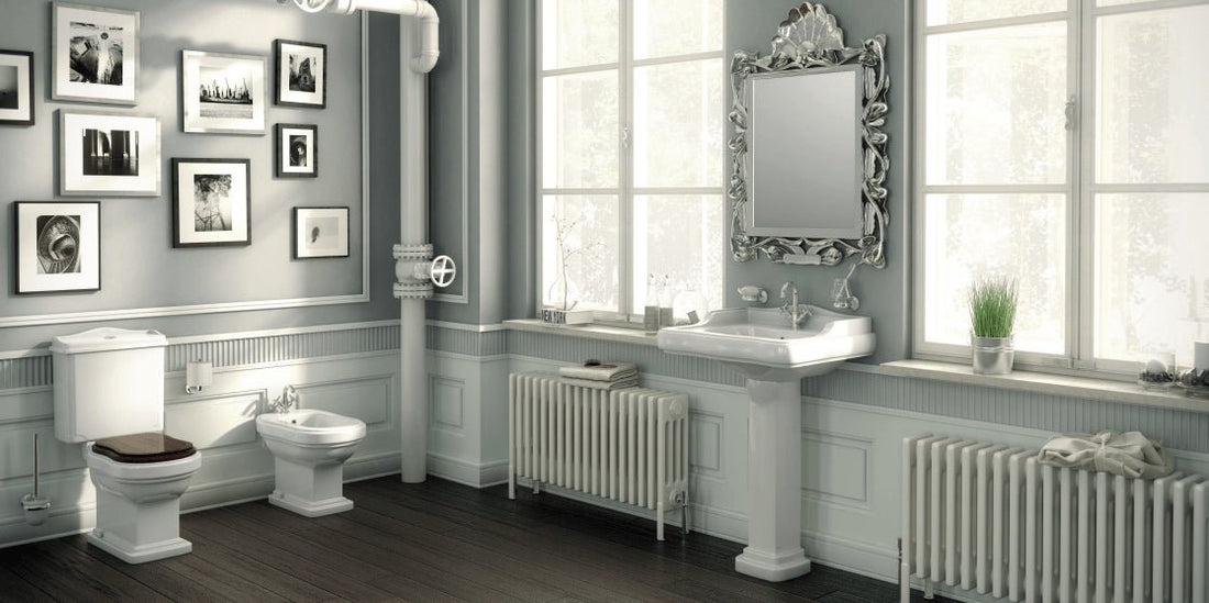 Baños vintage: lo viejo es lo nuevo ahora