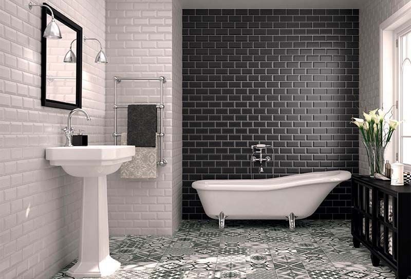 Tendencia en decoración de baños: azulejos tipo Metro