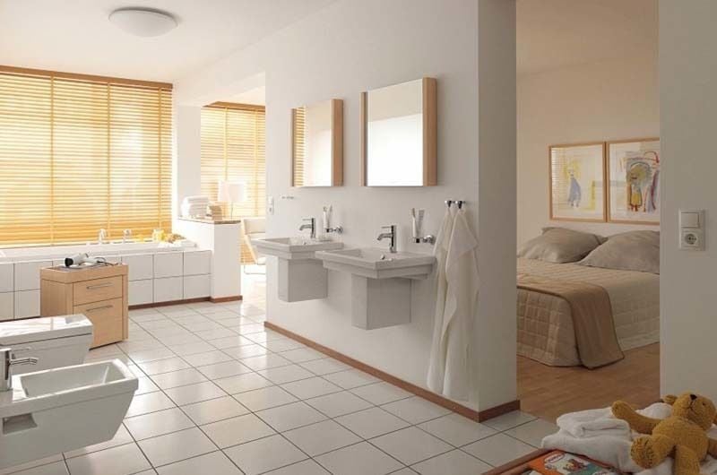 Decoración de baños con inodoros suspendidos