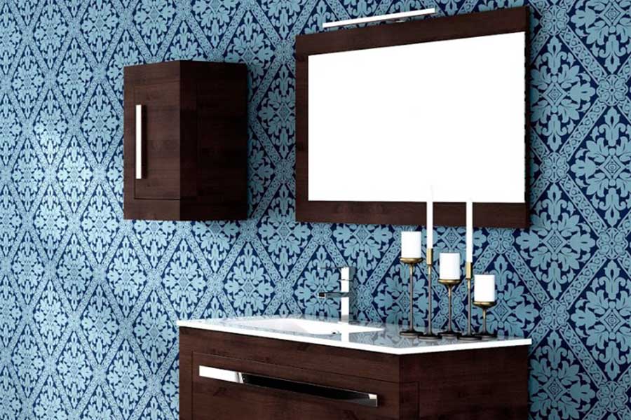Papel pintado para baño, ¿sí o no?