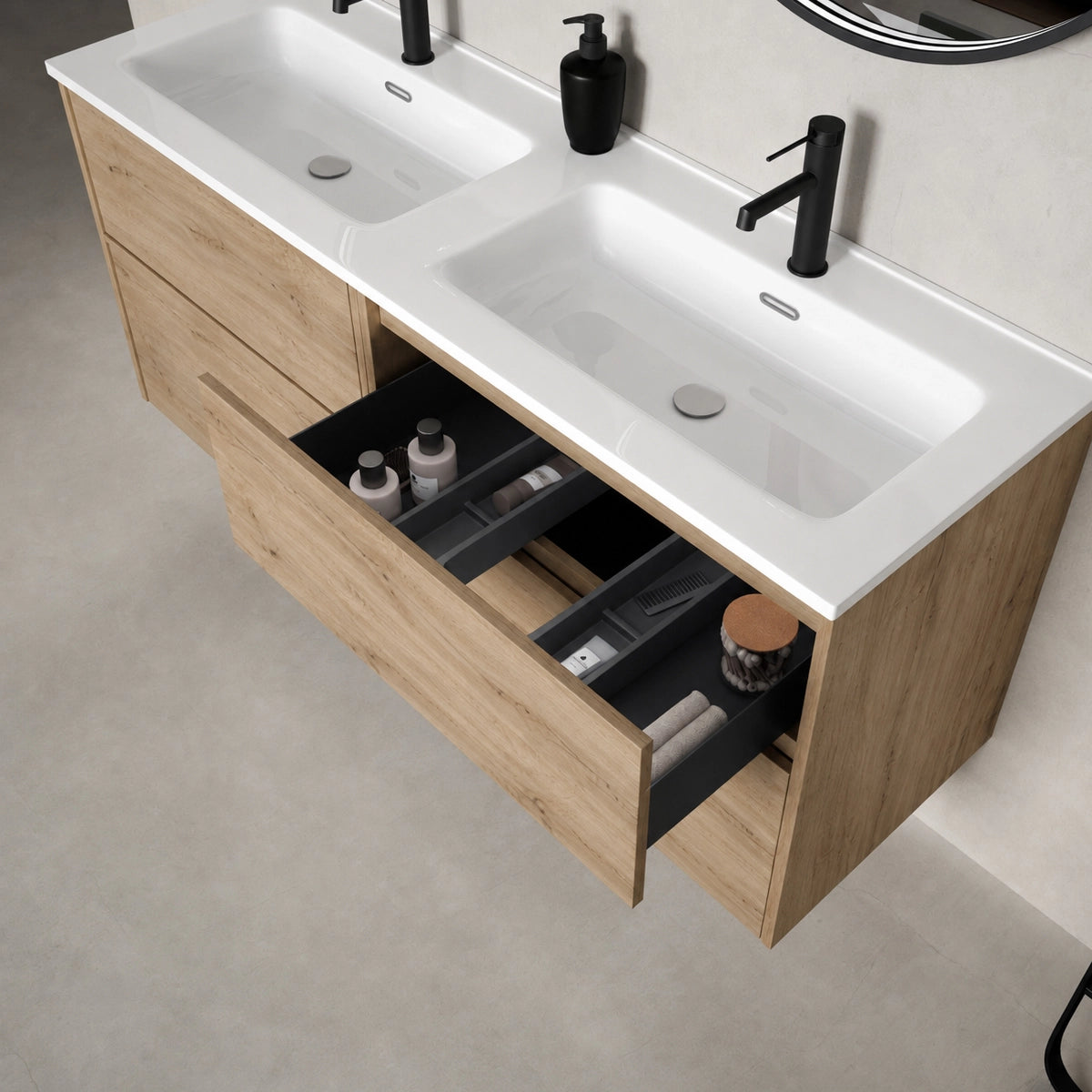 Mueble con lavamanos de baño Albor