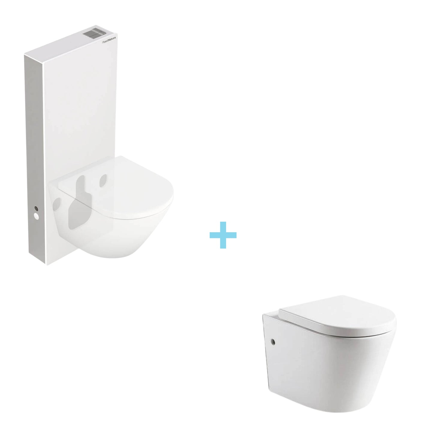 Pack cisterna empire white + inodoro suspendido Venecia