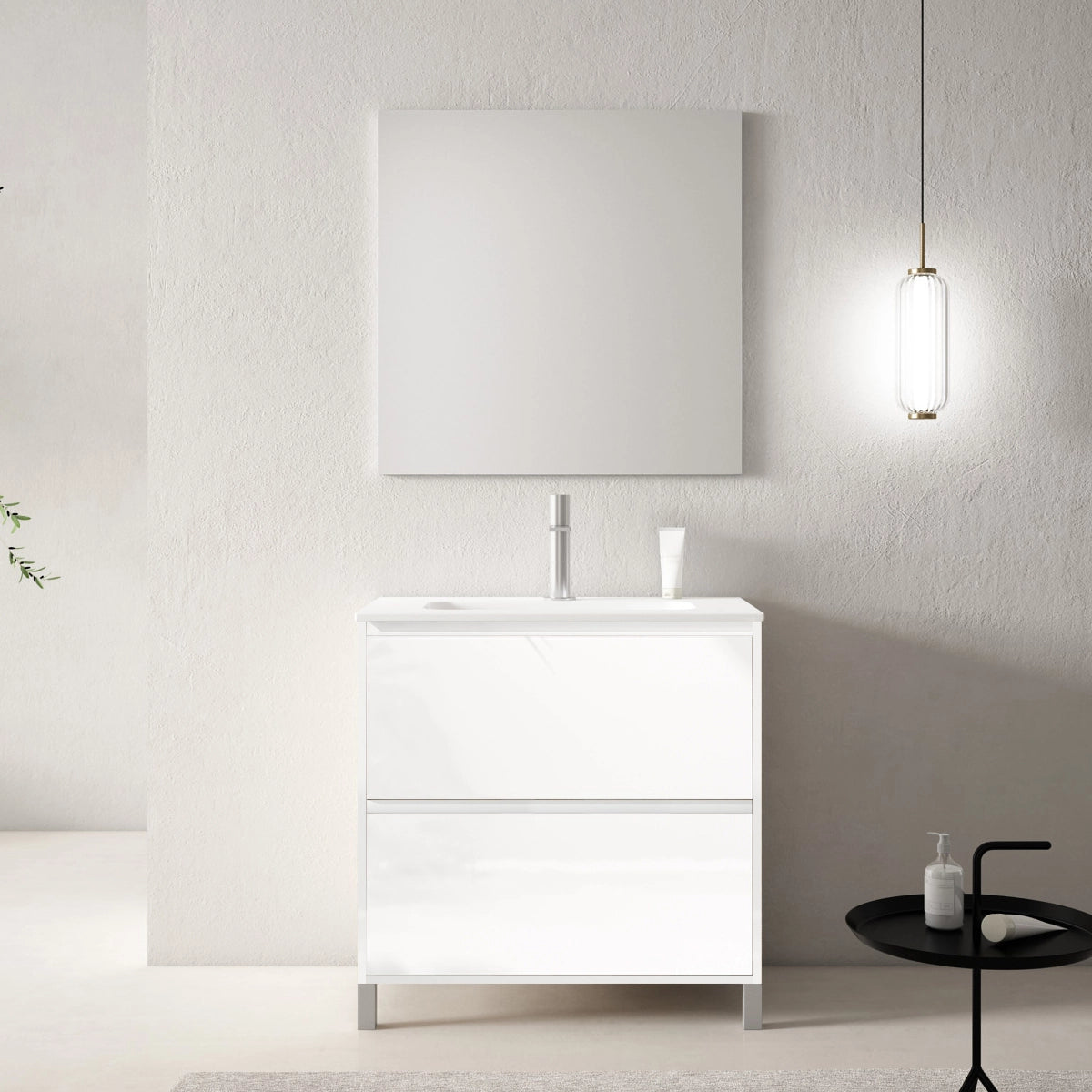 Conjunto mueble lavabo 1 seno Porto