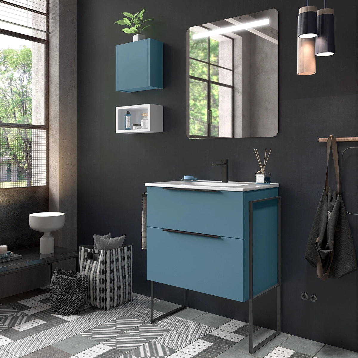 Mueble baño industrial Galsaky