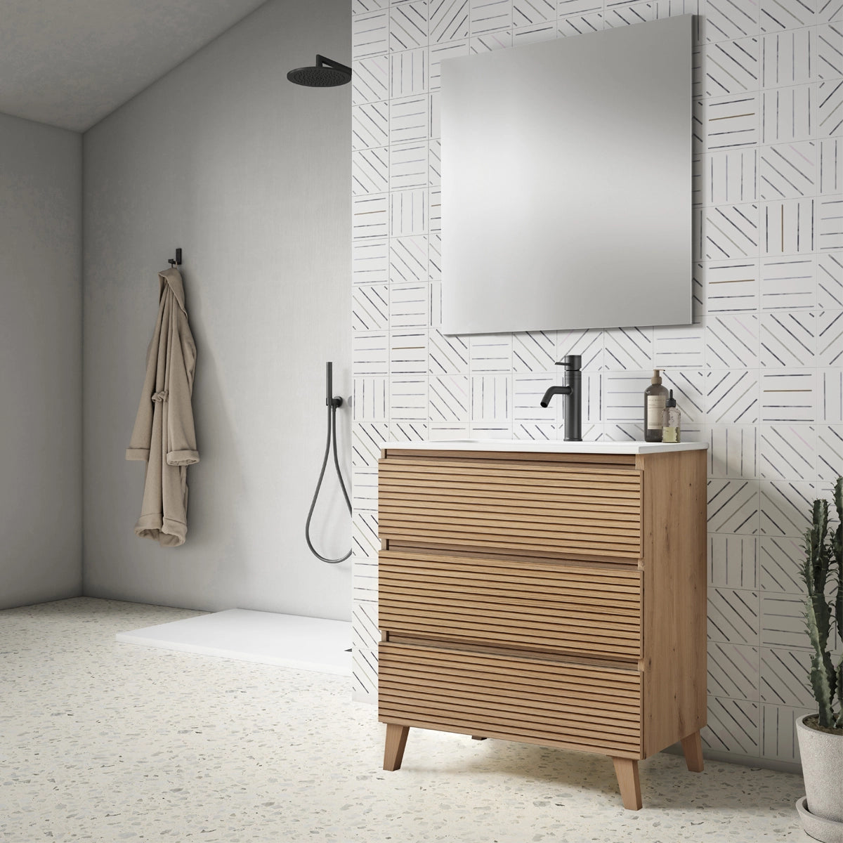 Mueble con lavamanos para baño Aruba