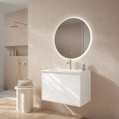 Mueble baño lavabo sobre encimera Atelier