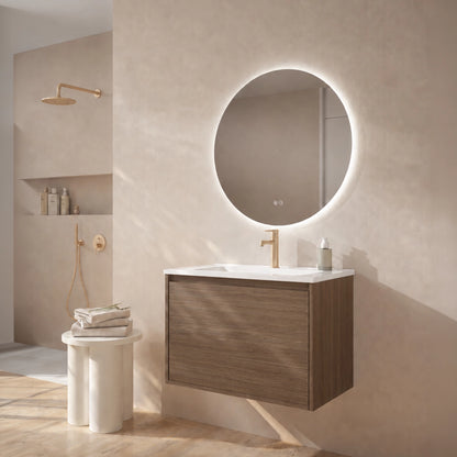Mueble baño lavabo sobre encimera Atelier