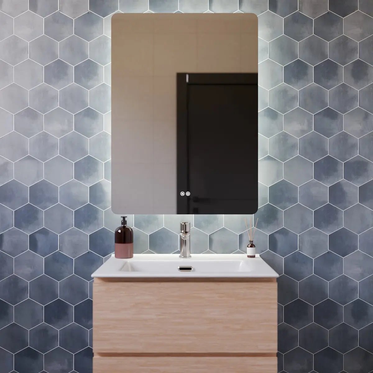 Espejo con luz led Rafael - Thebath