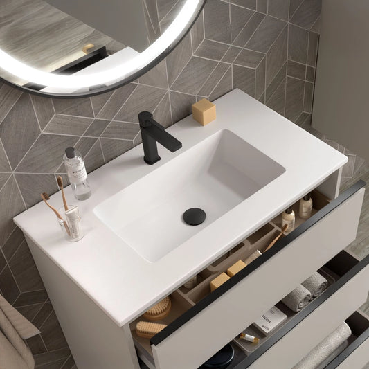 Lavabo sobre mueble