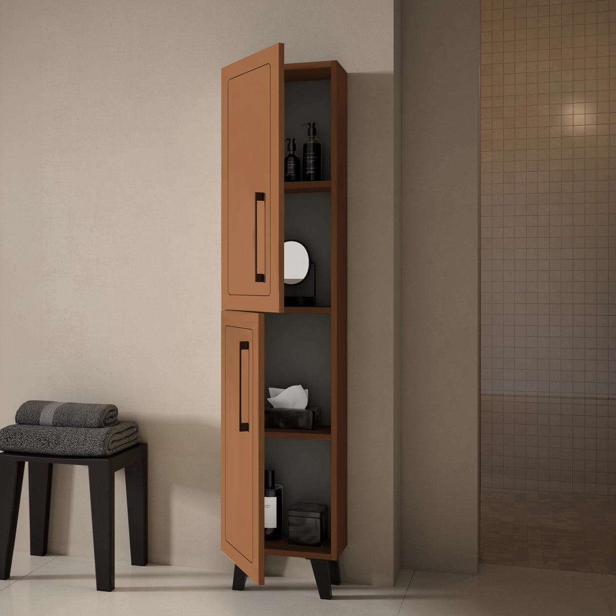 Mueble auxiliar cuarto de baño Vintage top