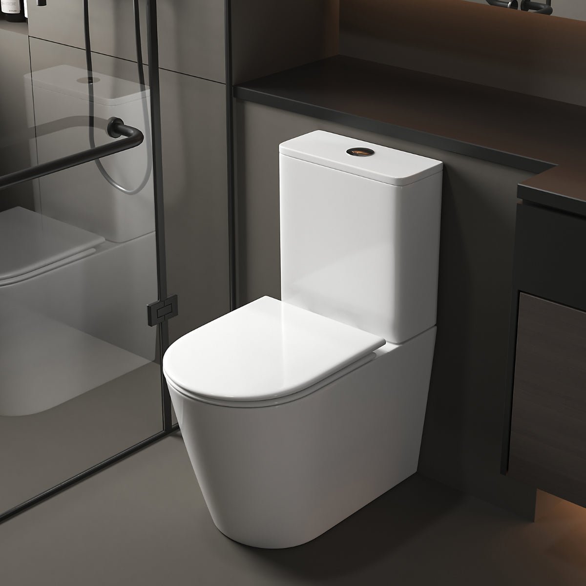 WC tanque bajo blanco Bento
