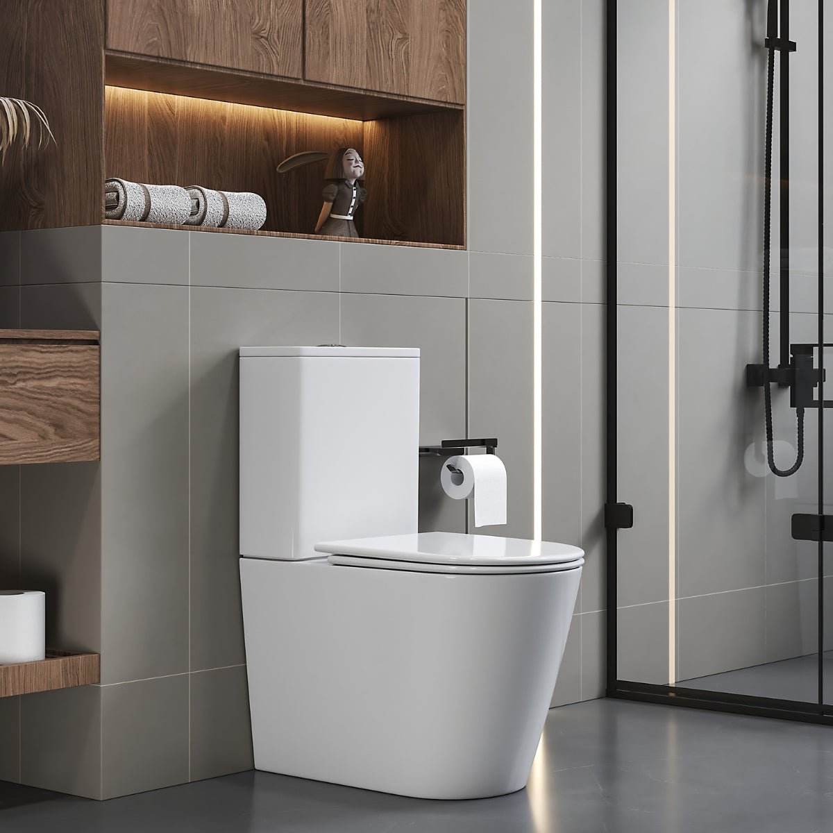 WC tanque bajo blanco Bento