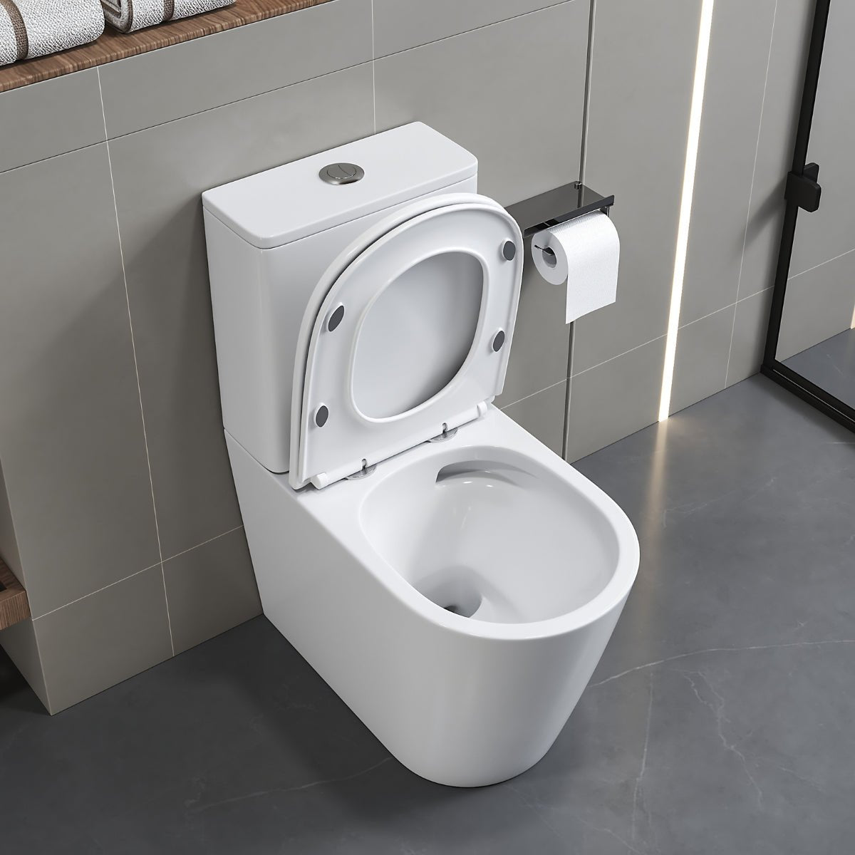 WC tanque bajo blanco Bento