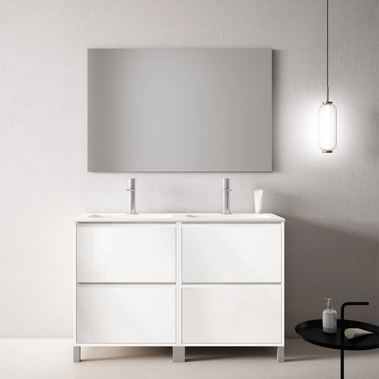 Conjunto mueble lavabo doble Porto