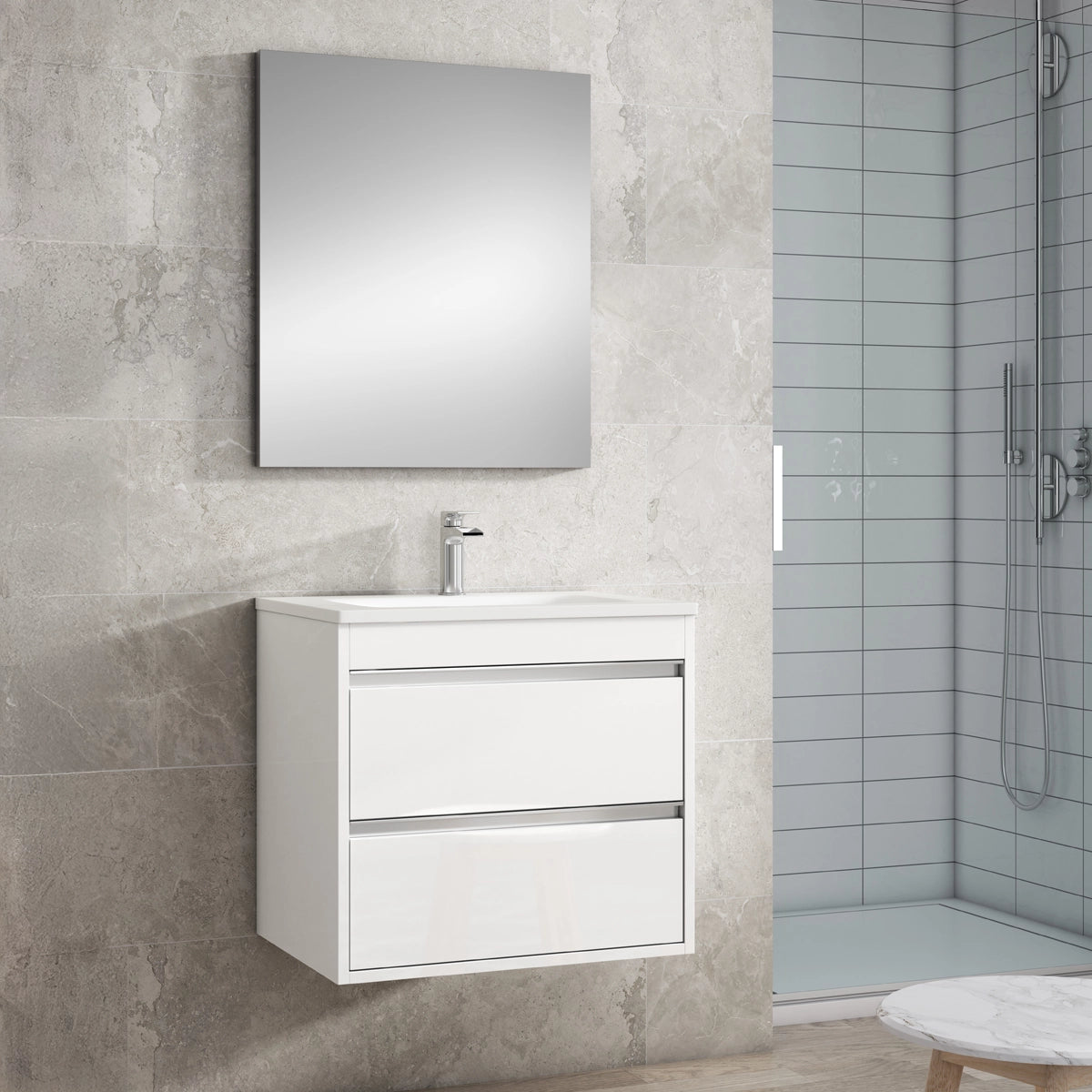 Mueble baño flotante 1 seno Slider
