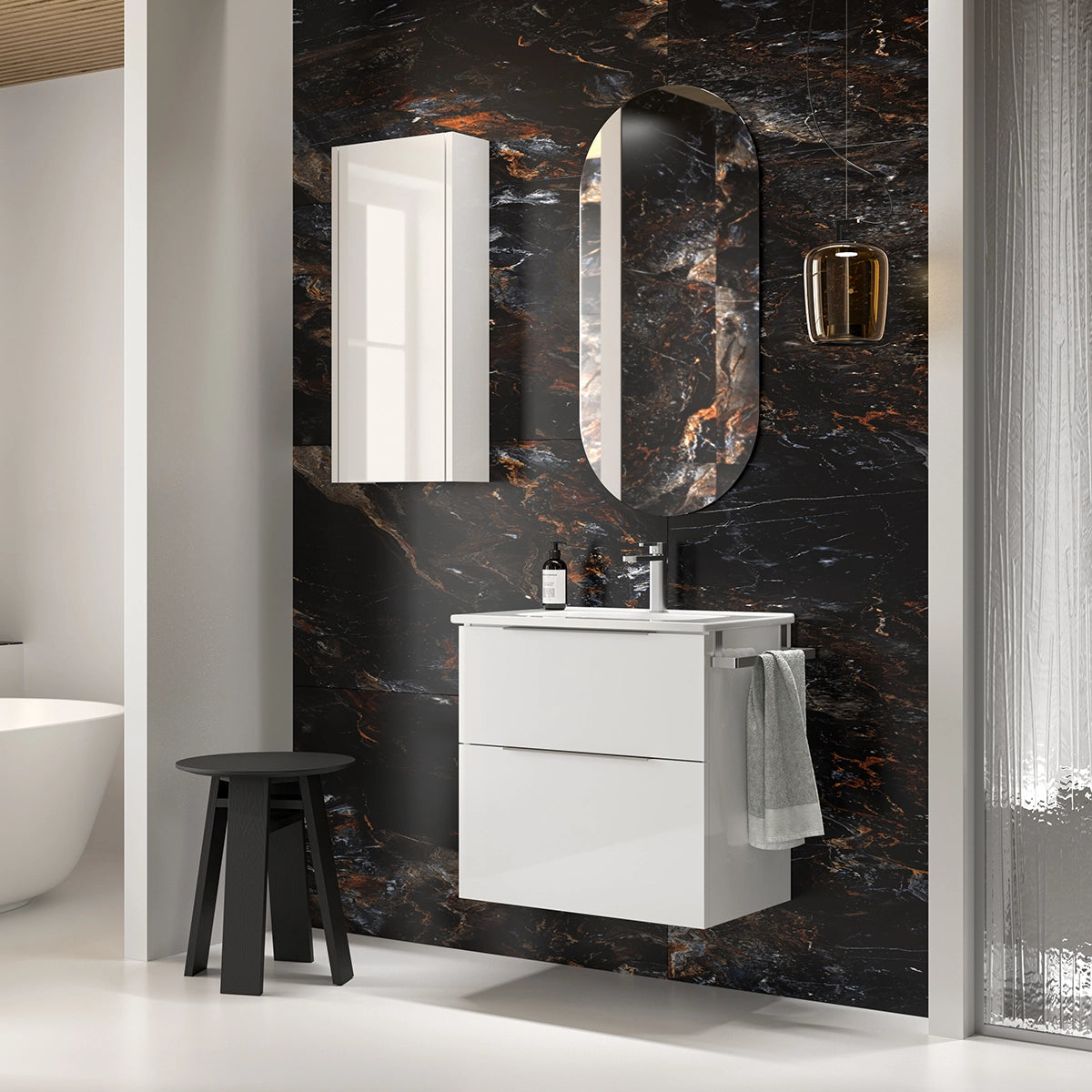 Mueble baño estrecho Comet