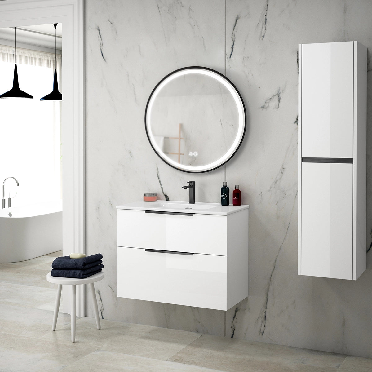 Mueble baño estrecho Comet