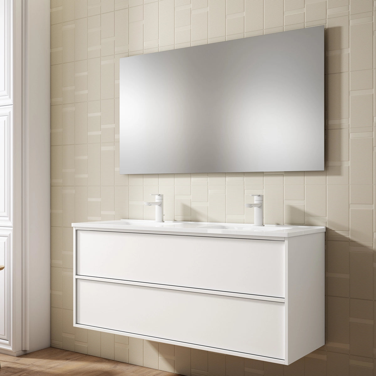 Mueble para baño con lavabo Frame top