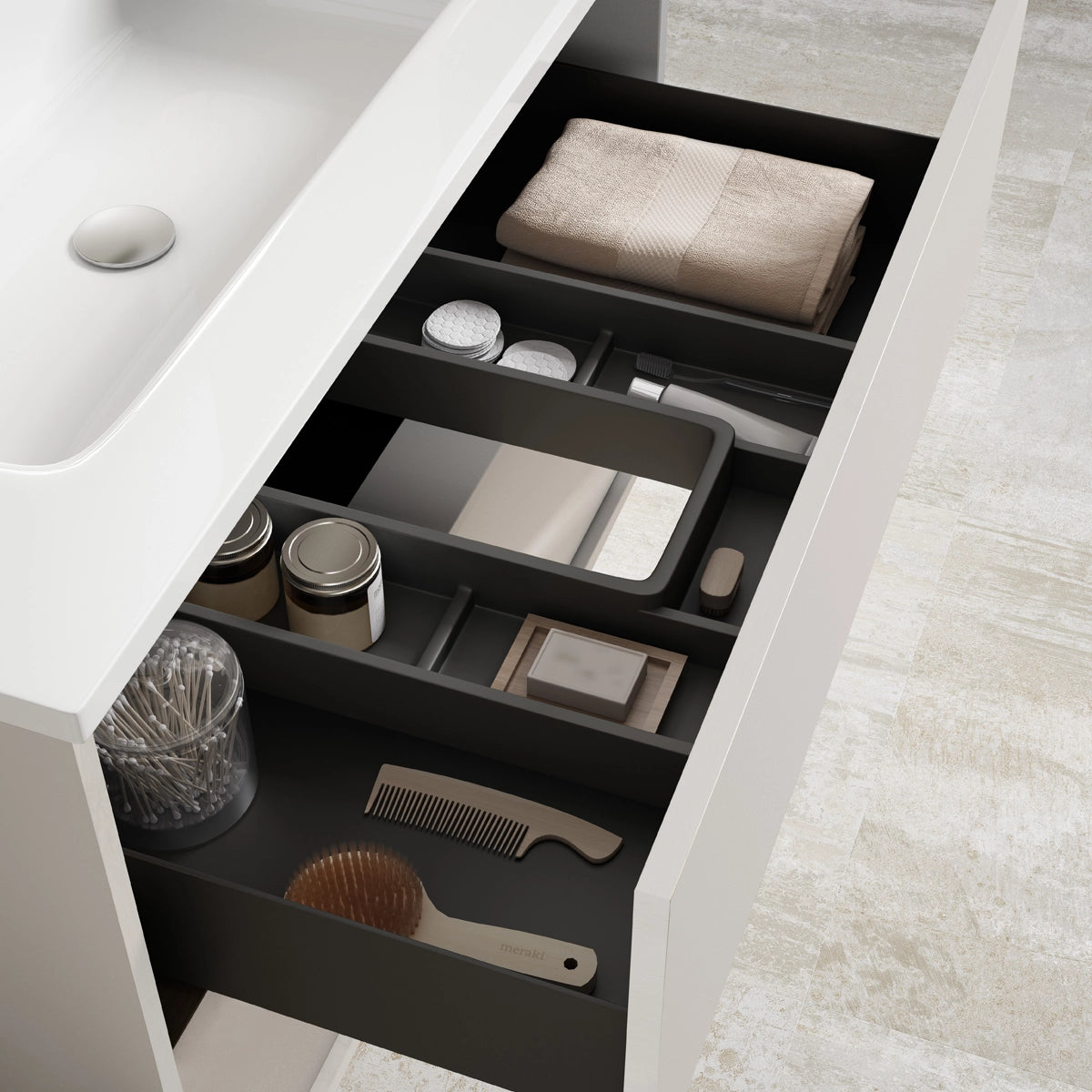 Mueble baño lavabo Frame top