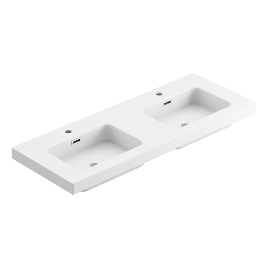 Lavabo sobre mueble resina 2 senos Toronto
