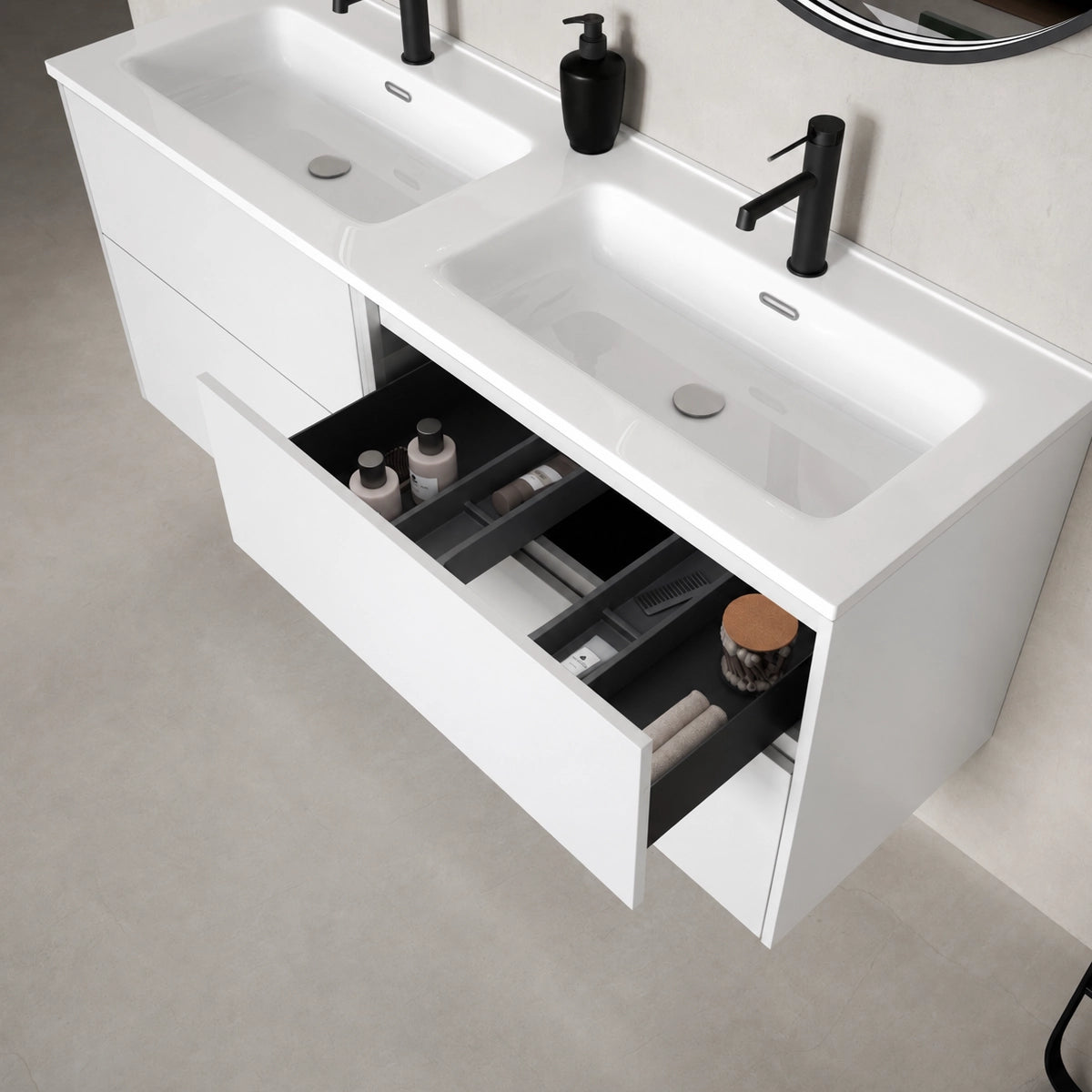Mueble con lavamanos de baño Albor