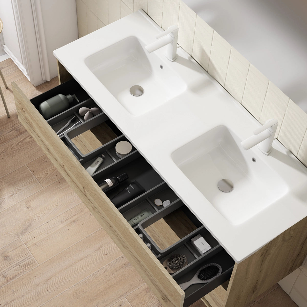 Mueble para baño con lavabo Frame top