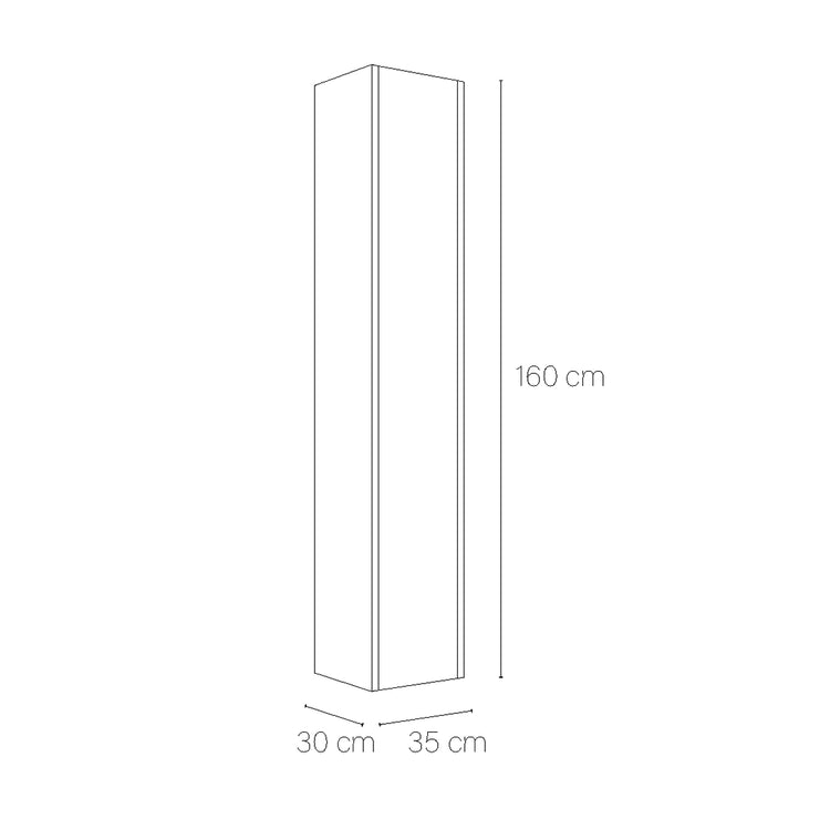Mueble auxiliar columna baño Albor