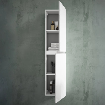 Mueble auxiliar suspendido baño moderno Porto