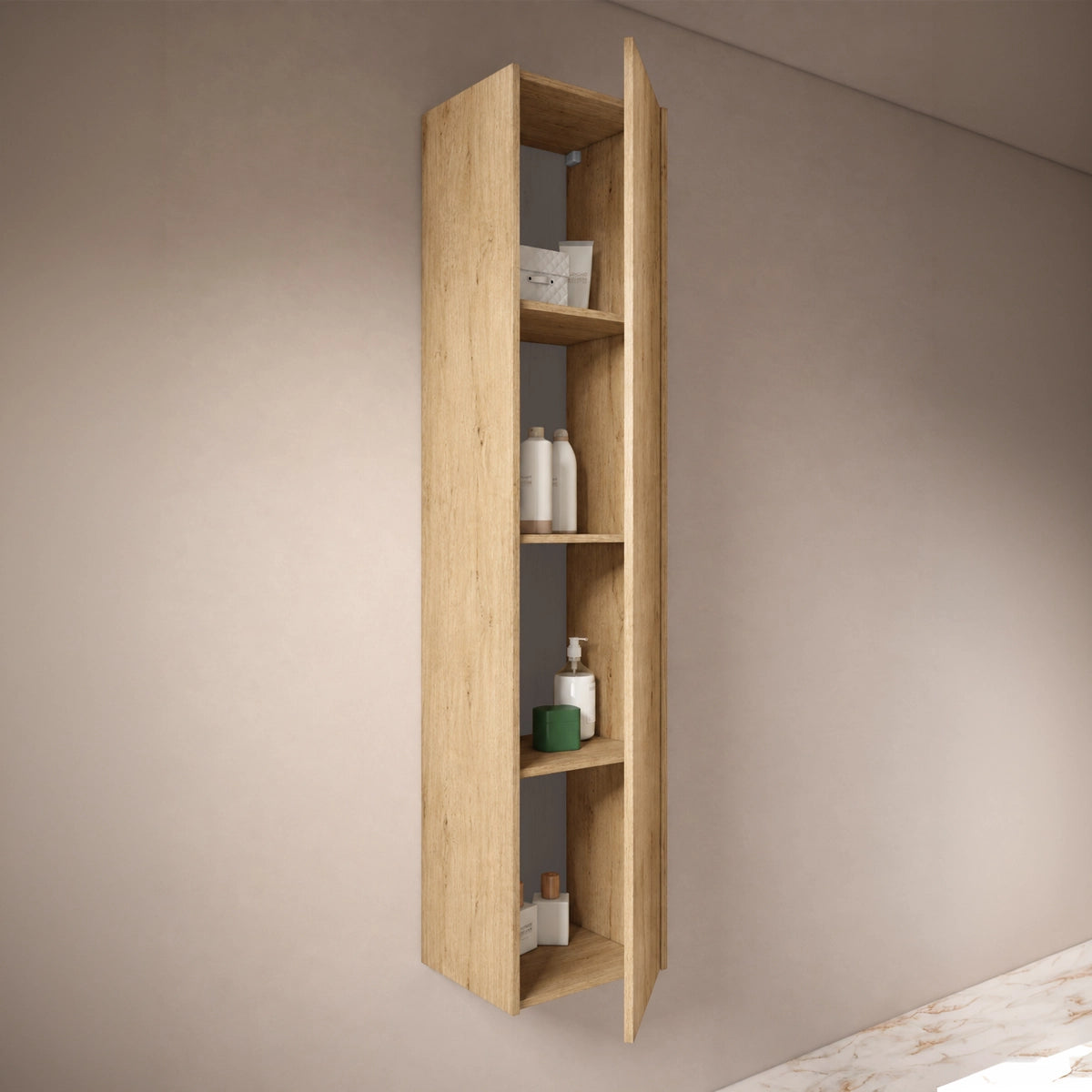 Mueble auxiliar columna baño Albor